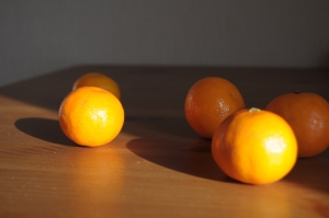 An Orange on the Stairs